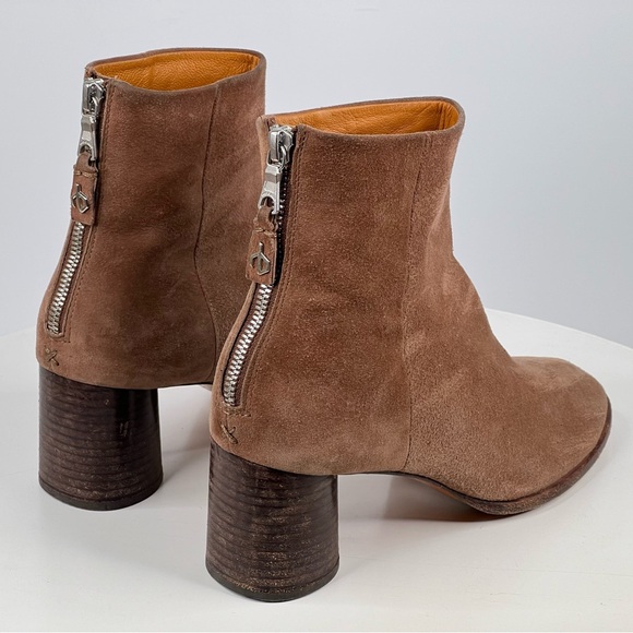 Rag & Bone Fleur Suede Ankle Boot Bootie Brown Boho Bohemian Fall Leather 6.5 - Picture 7 of 16